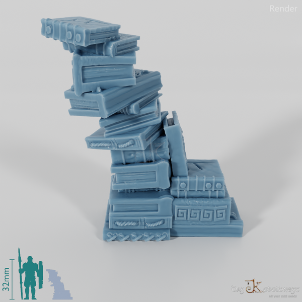 Buch - Hoher Bücherstapel 03