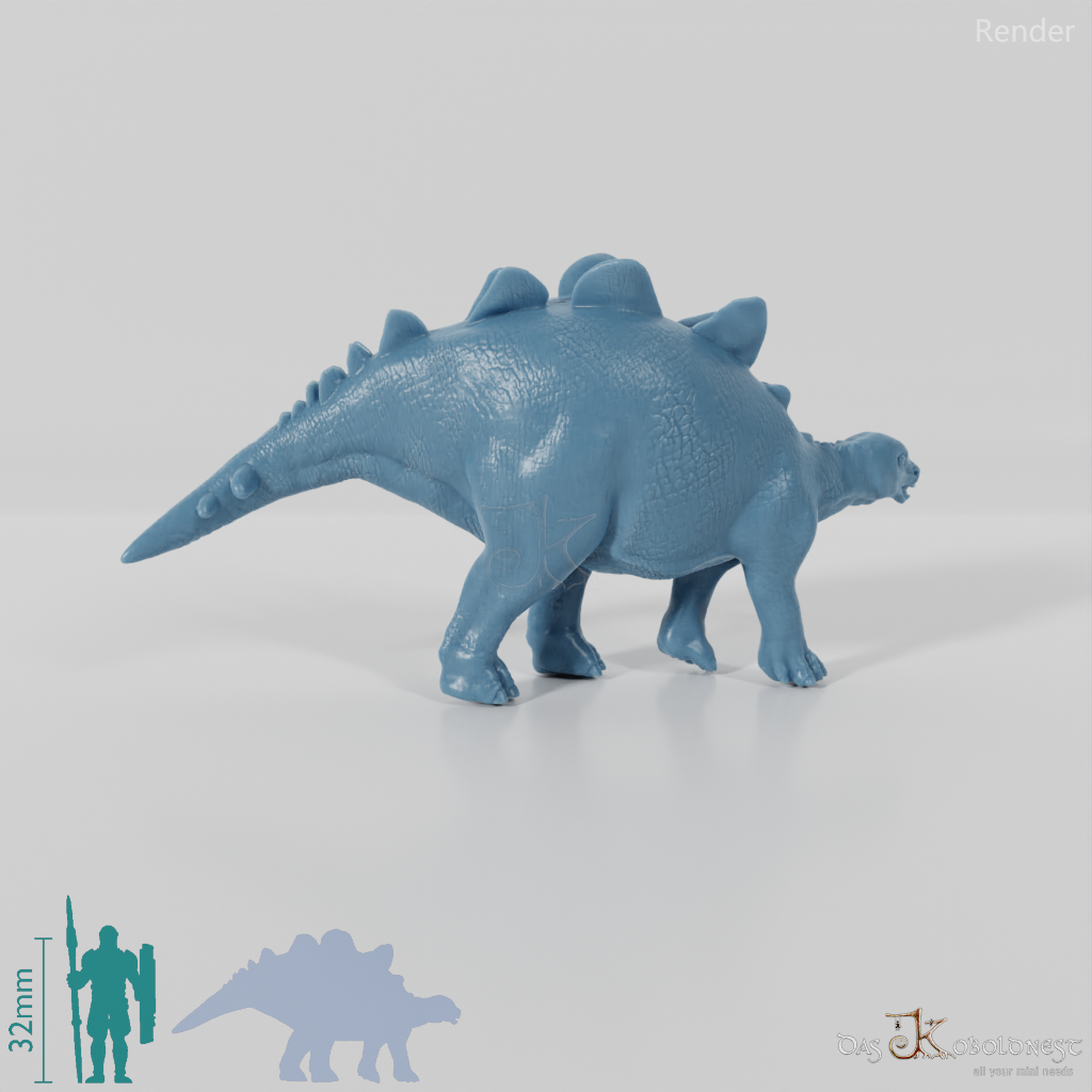 Stegosaurus stenops 06 (juvenile) - JJP