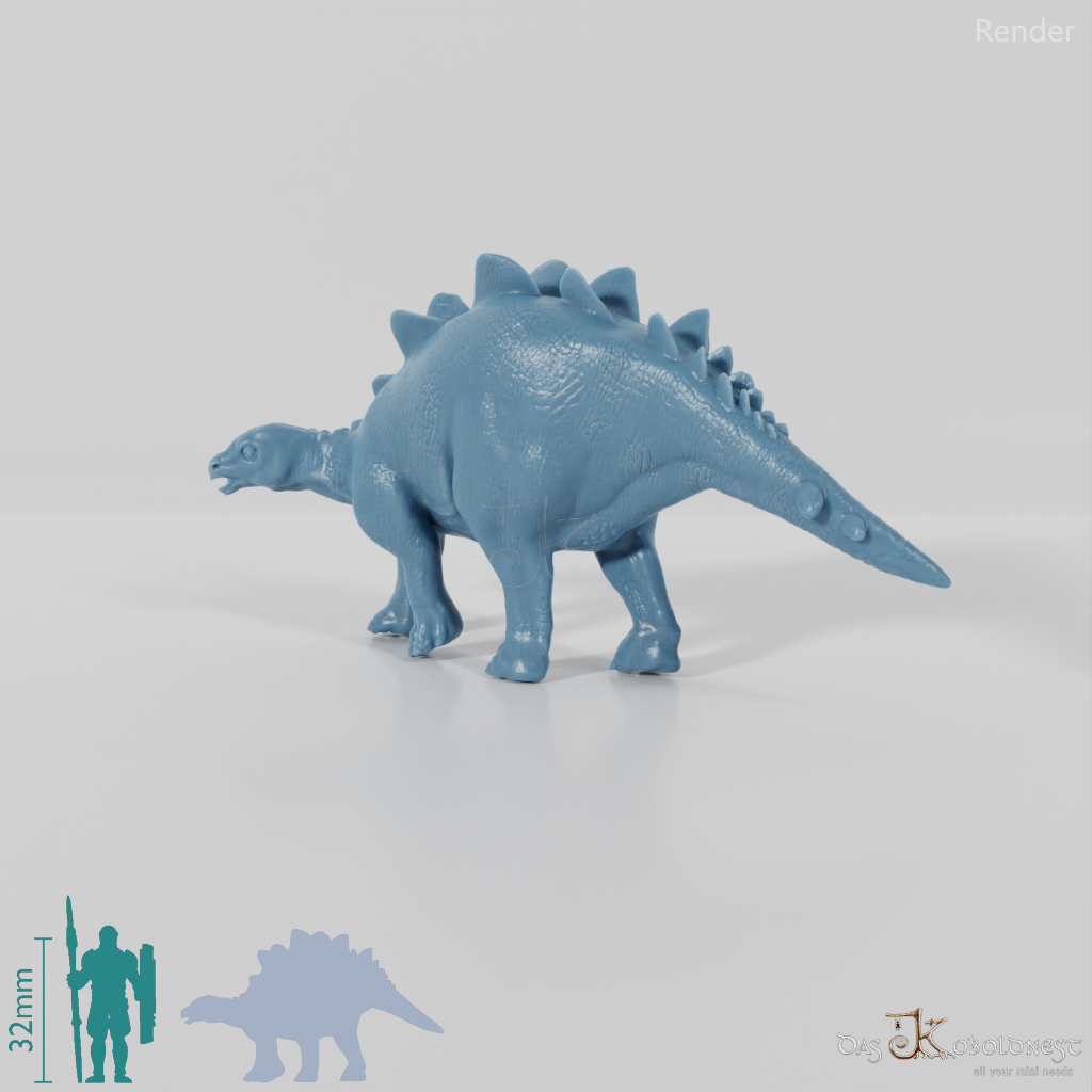 Stegosaurus stenops 06 (juvenile) - JJP