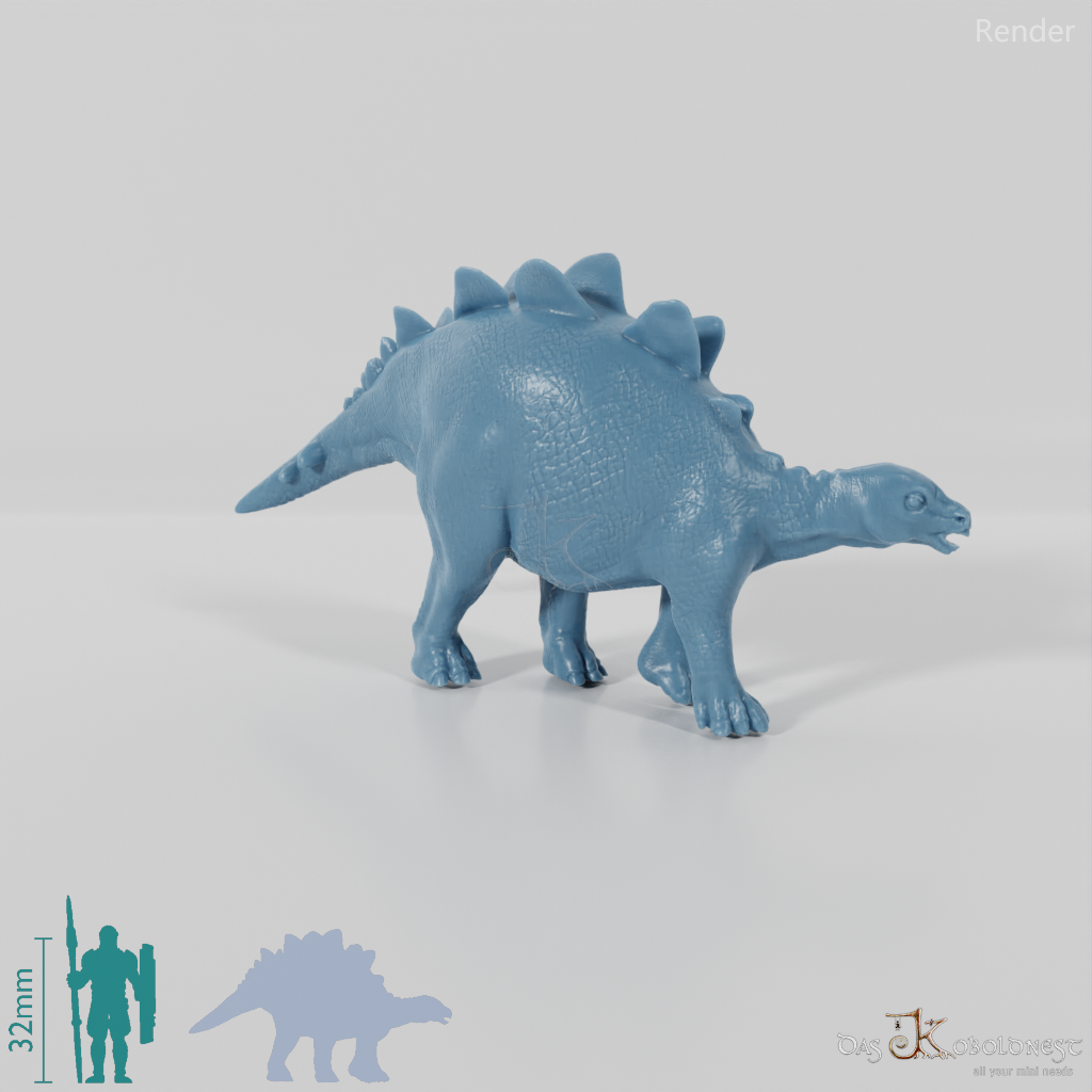 Stegosaurus stenops 06 (juvenile) - JJP