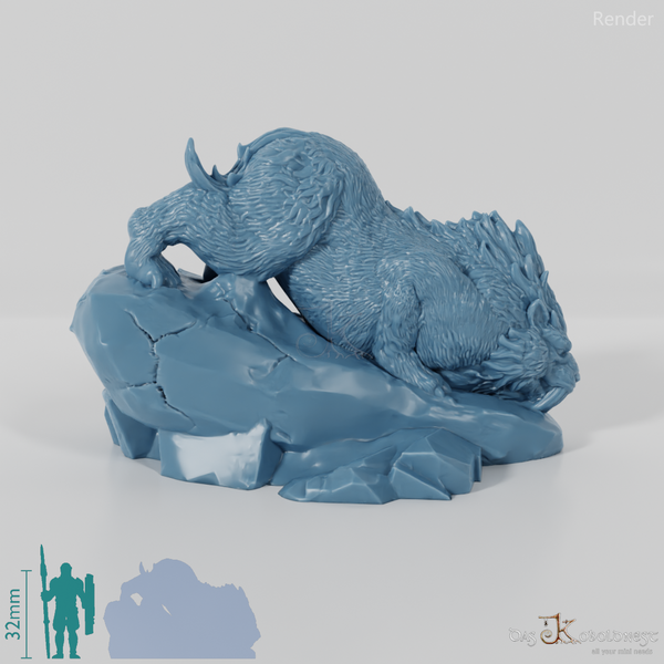 Anpirschender Säbelzahntiger