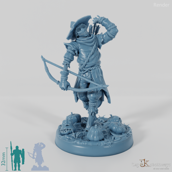 Vogelscheuchen-Bogenschütze 01