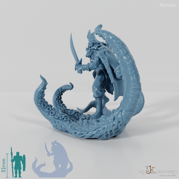 Roar, scarred orc pirate