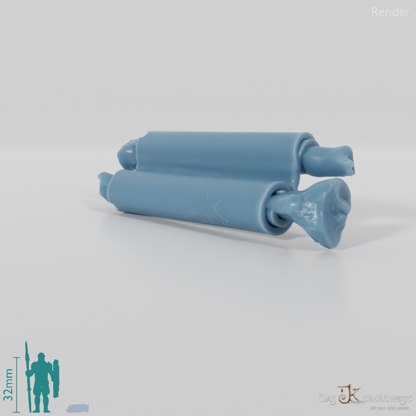 Buch - Aufgerollte Schriftrolle 03