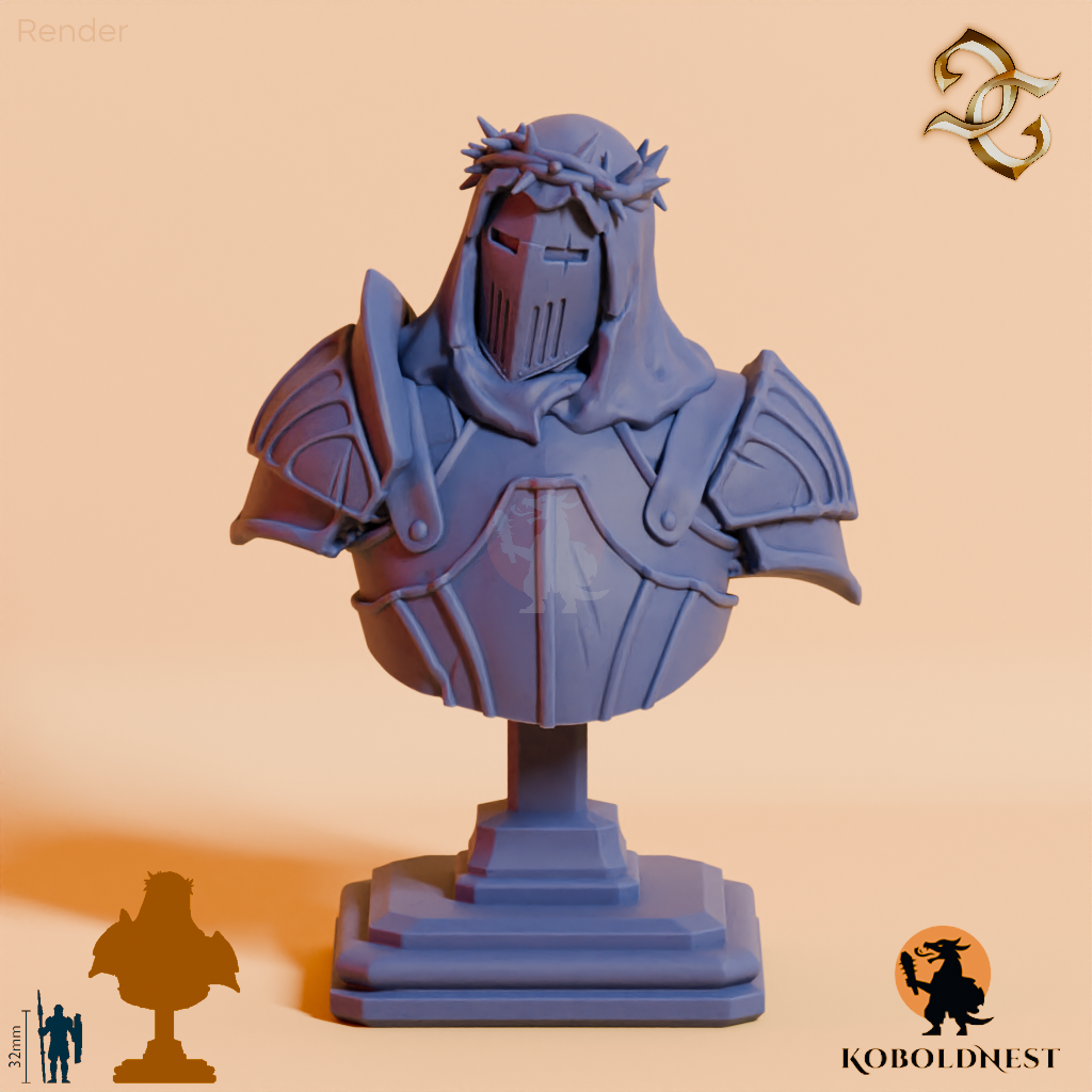 Büste - Ser Baldur, Captain der Inquisition