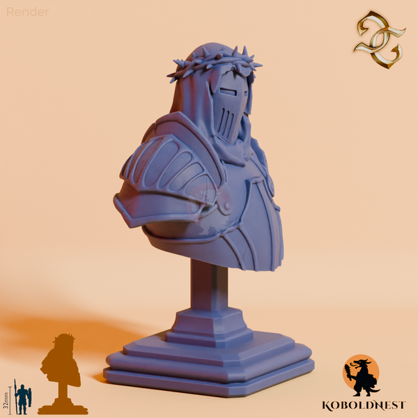 Büste - Ser Baldur, Captain der Inquisition