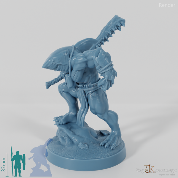 Shark Folk Barbarian 01