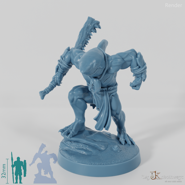 Shark Folk Barbarian 01