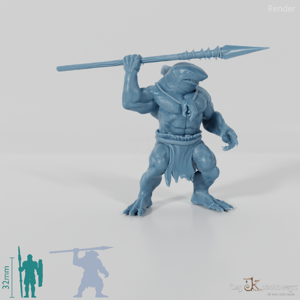 Shark Folk Spearmen 02