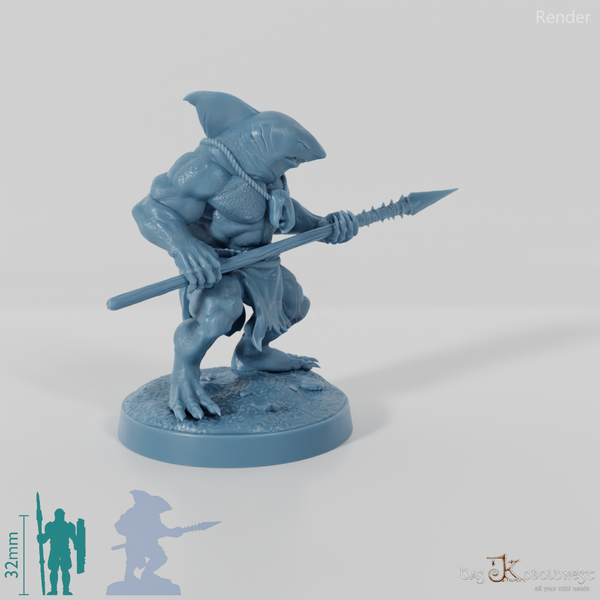 Shark Folk Spearmen 03