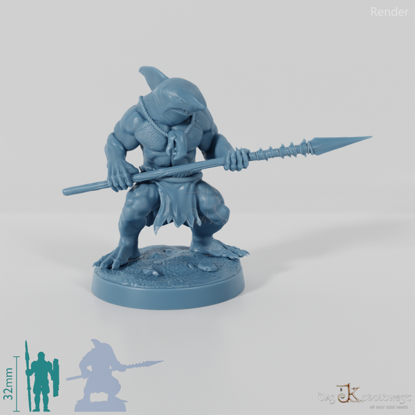 Shark Folk Spearmen 03