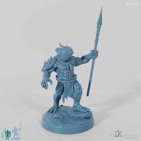 Sharkfolk Spearman - Commander
