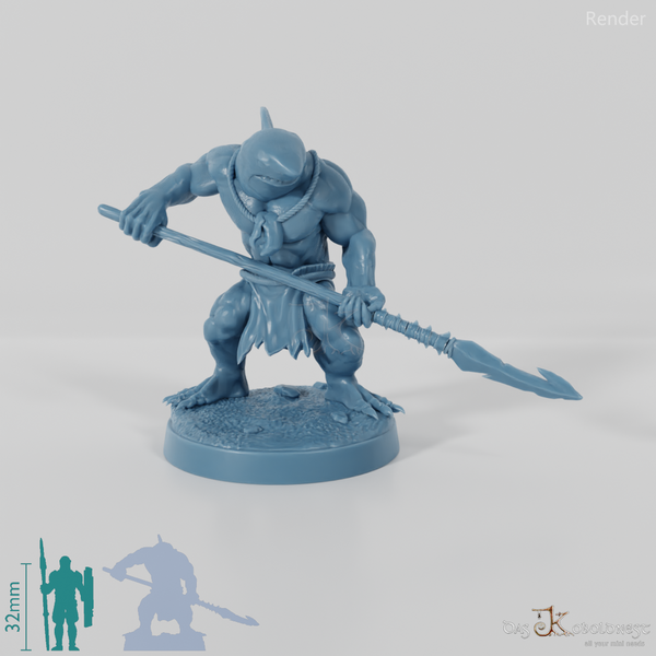 Shark Folk Harpoon Fighter 04