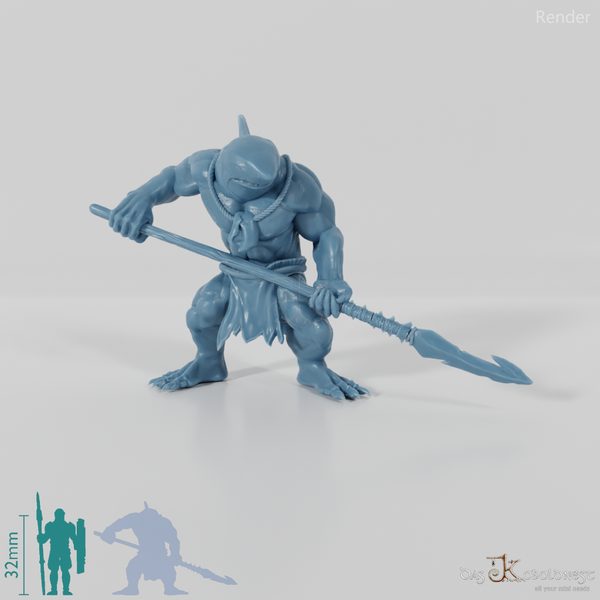 Shark Folk Harpoon Fighter 04