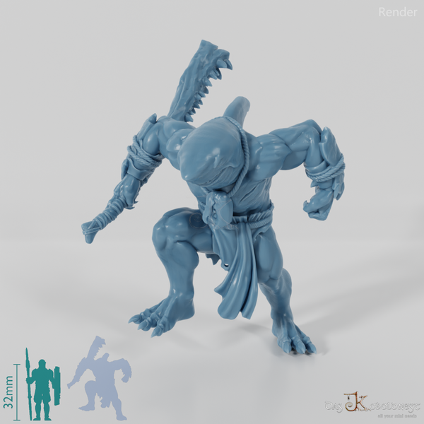Shark Folk Barbarian 01