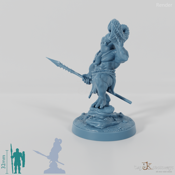 Haivolk-Speerkämpfer - Hornbläser