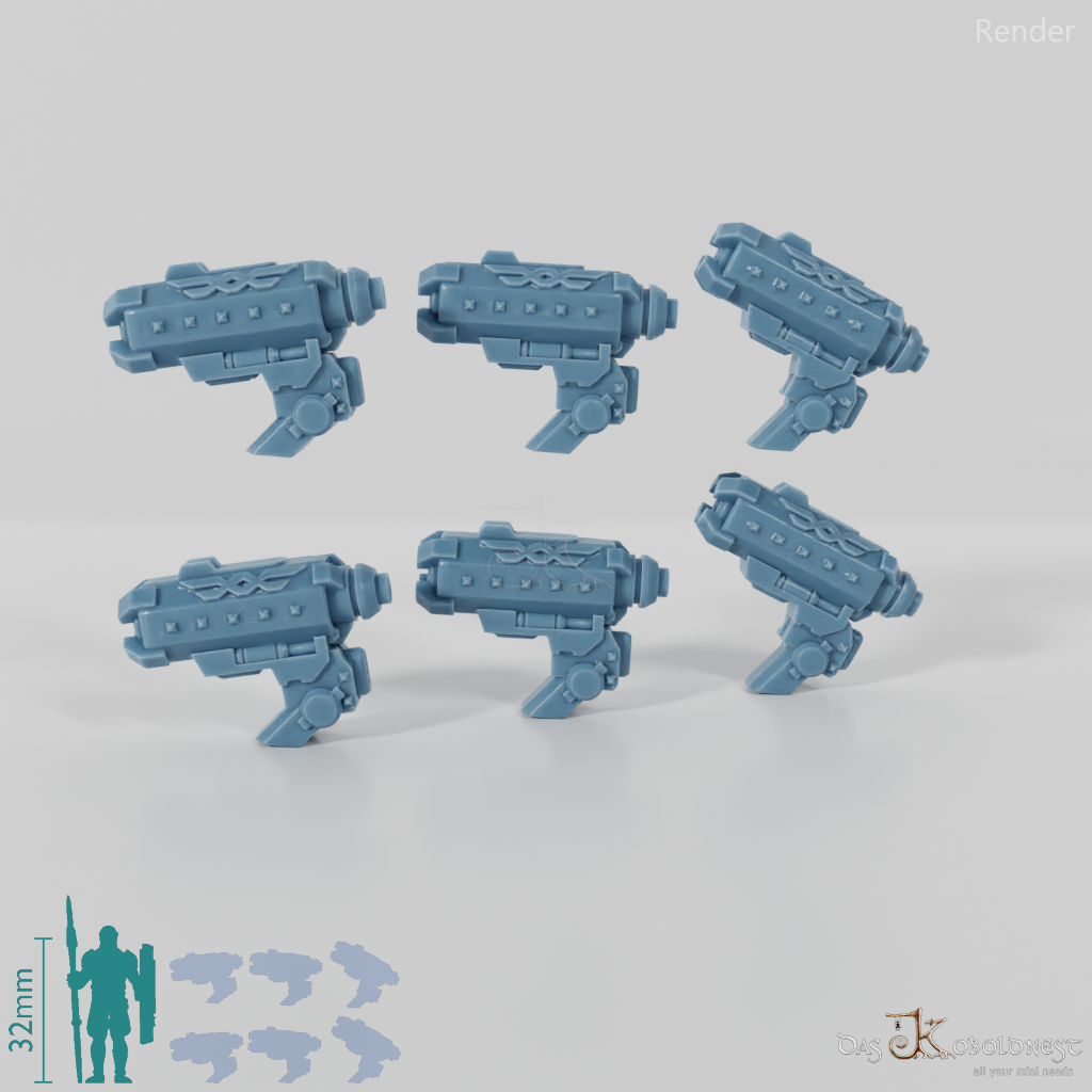 Khazaroth Empire - Iron Mole Upgrade Pack Shoulder Cannons
