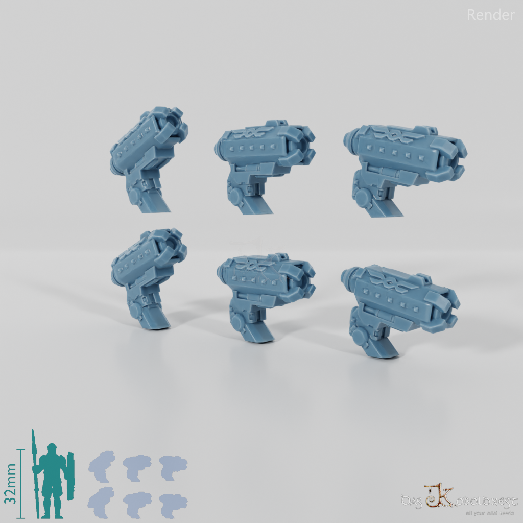 Khazaroth Empire - Iron Mole Upgrade Pack Shoulder Cannons