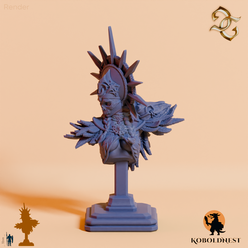 Büste - Silvana, Königin der Bestien