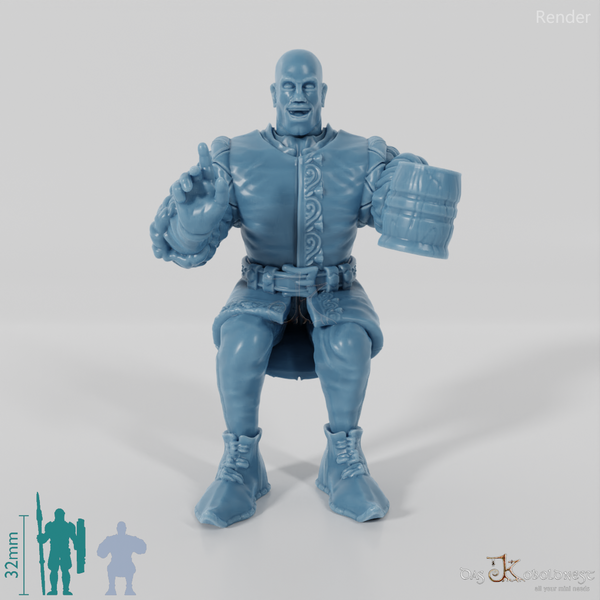 Stadtmensch - Bewohner, Sitzend 02