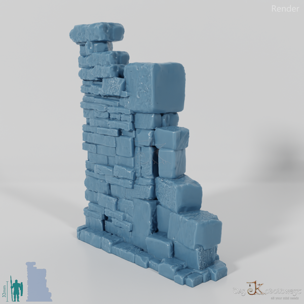 Verfallenes Ruinensegment J