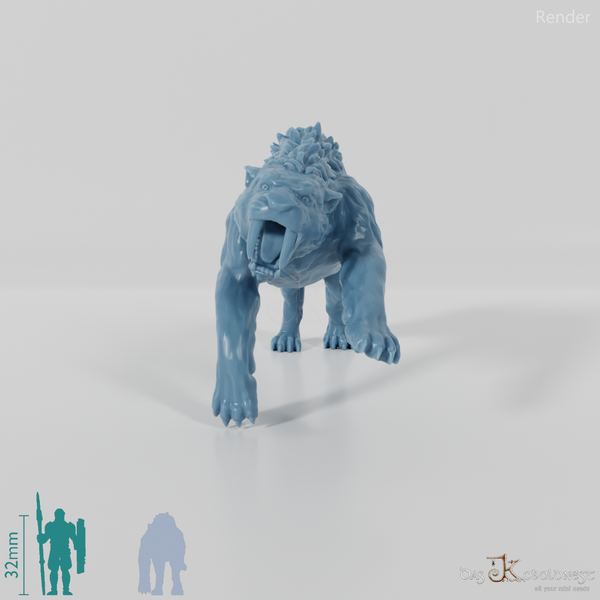 Smilodon 02- StoneAxe Miniatures