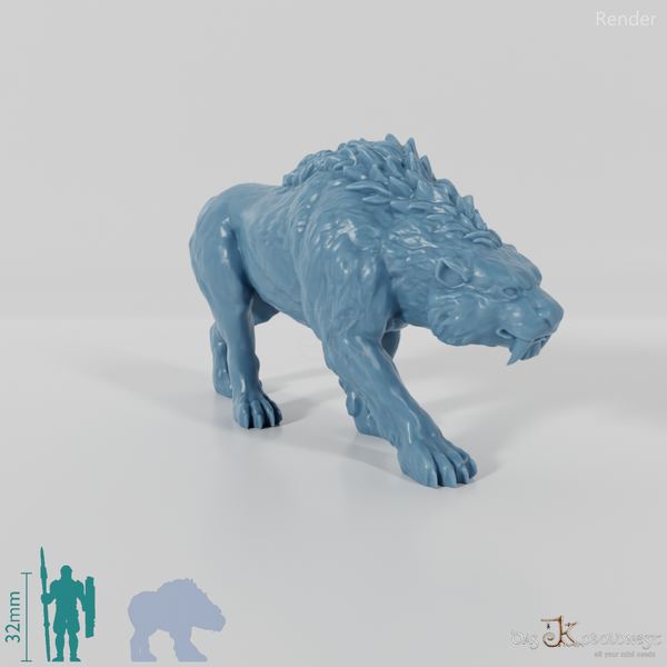 Smilodon 04- StoneAxe Miniatures