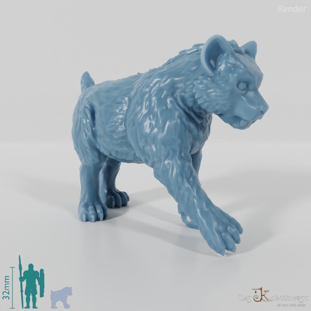 Smilodon 09 (Cub) - StoneAxe Miniatures