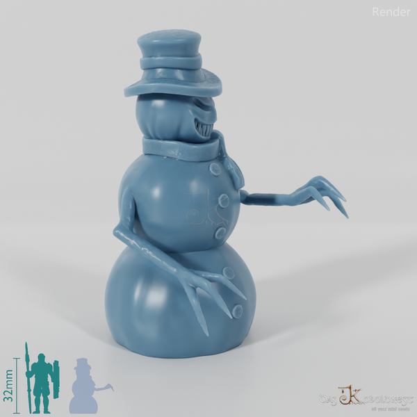 Böser Schneemann