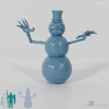 Angry snowman