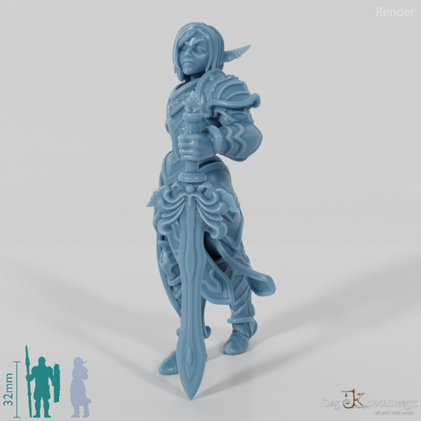 High Elf Greatsword Infantry 02 (without helmet)