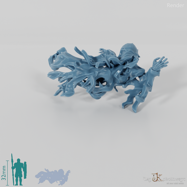 Zorniger Totengeist der Hügelgräber