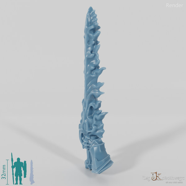 Valiant Battle Mage - Spell - Flame Sword