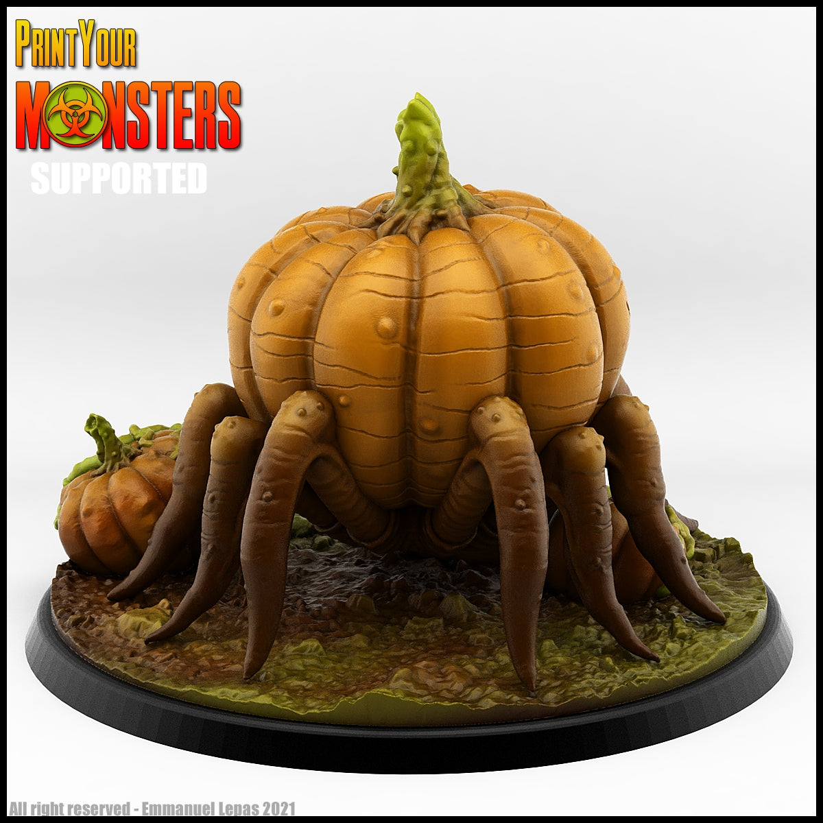 Pumpkin spider