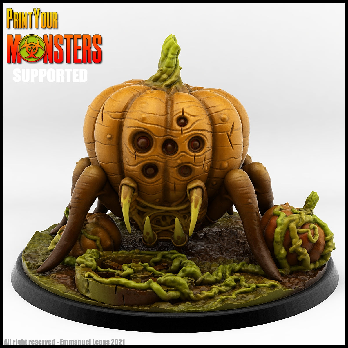 Pumpkin spider