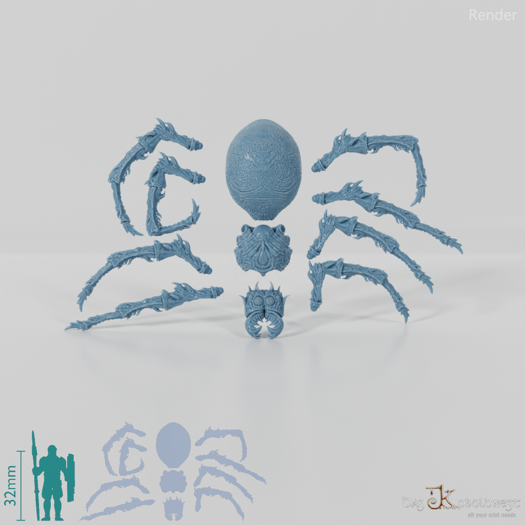 Spider - Giant Forest Spiders (Modular) - Complete Set