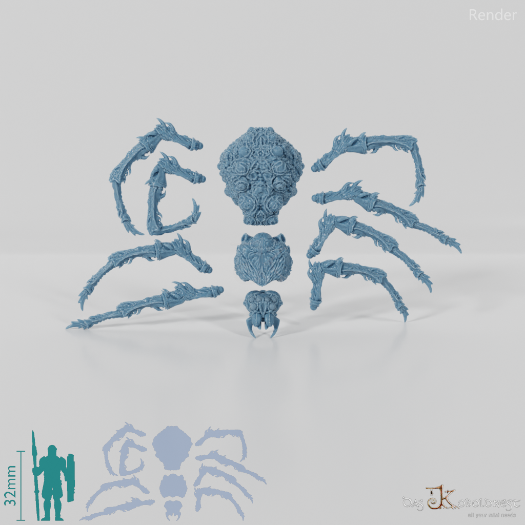 Spinne - Riesige Waldspinnen (Modular) - Komplettset