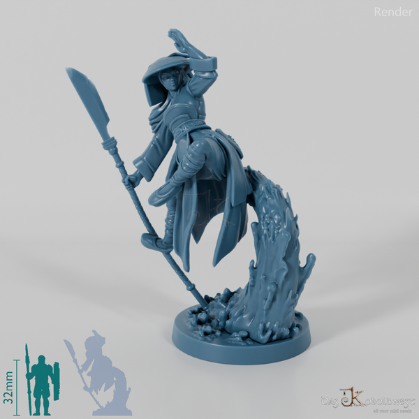 Human Battle Monk 02 (Female)