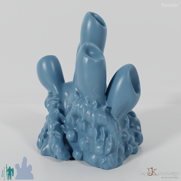 Large tubular mushroom