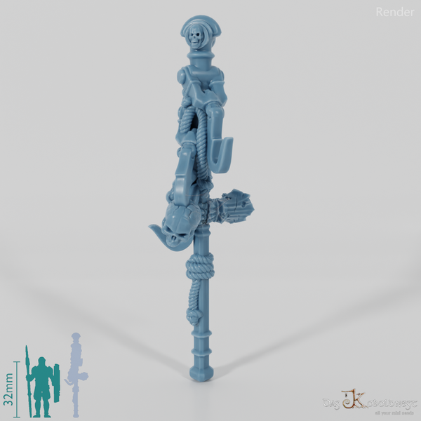 Vile Plague Mage - Weapon - Staff A (gerade Hand)