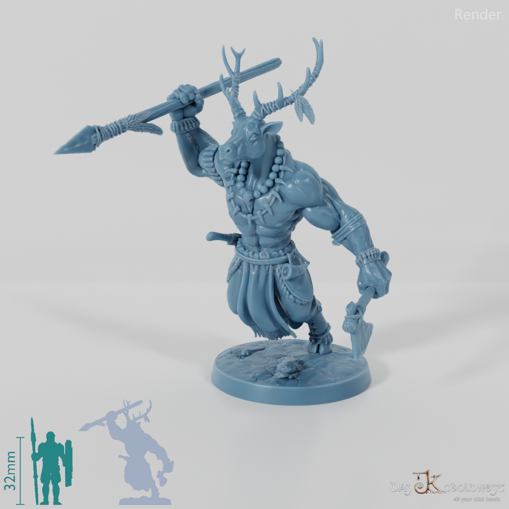 Caribou People Barbarian