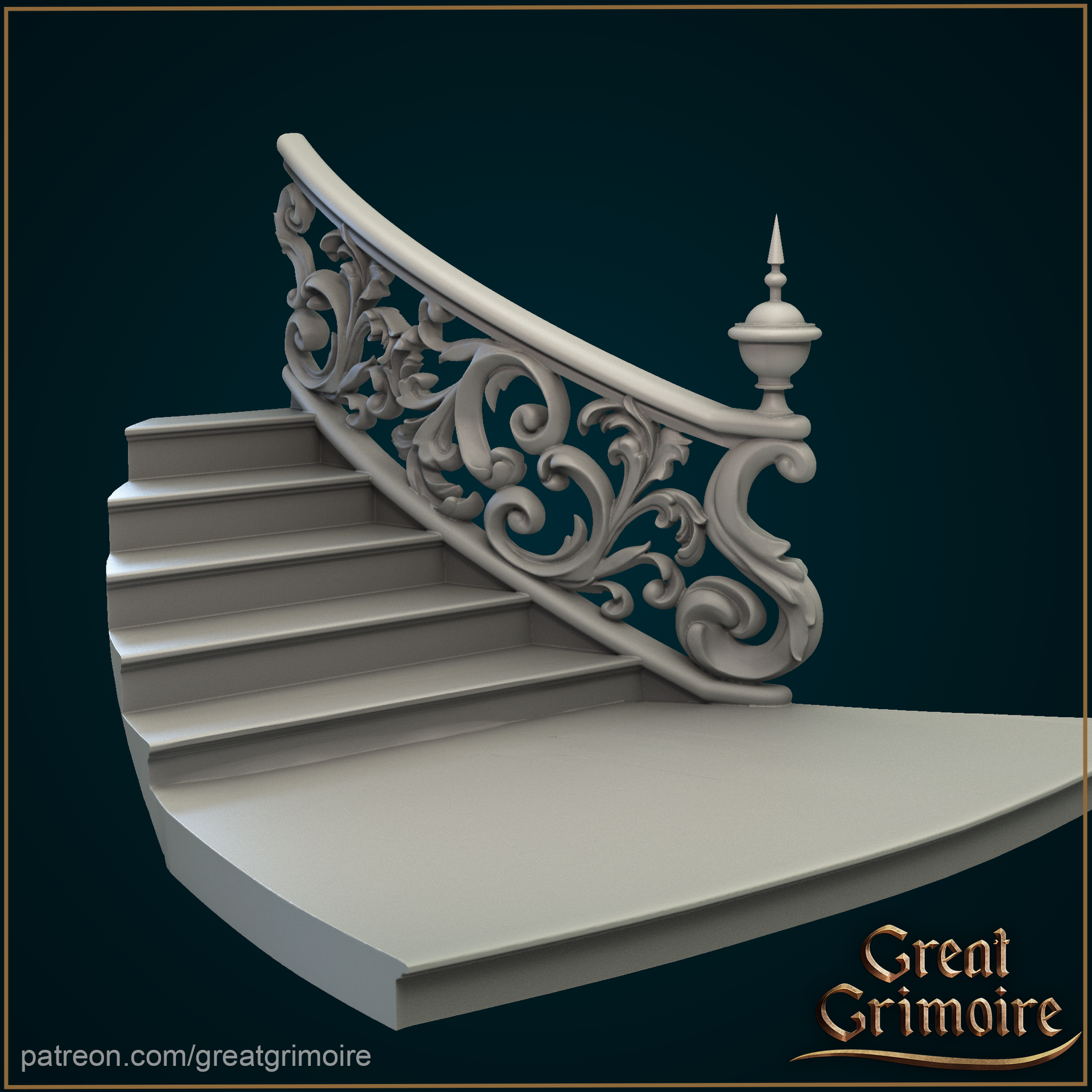 Staircase (diorama base)