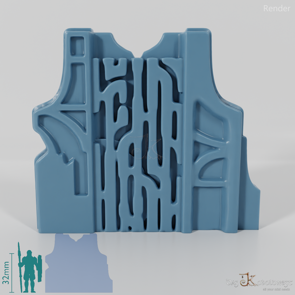 Decorated metal gate