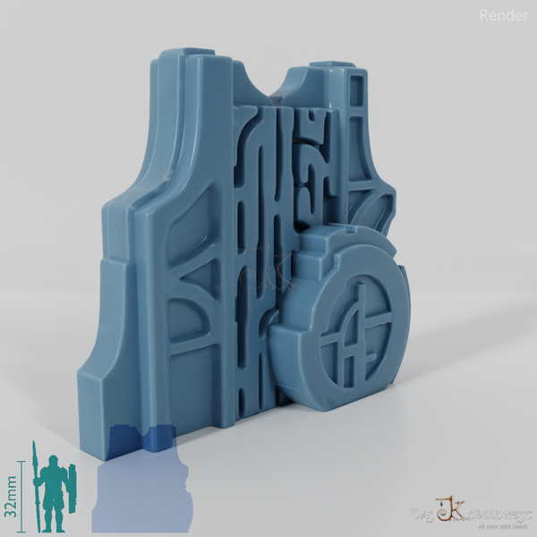 Decorated metal gate