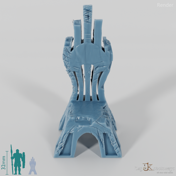 Stuhl - Ramponierter Zwergenstuhl 05