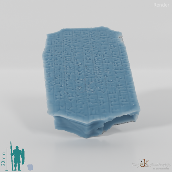 Buch - Beschriebenes Steintablett 04