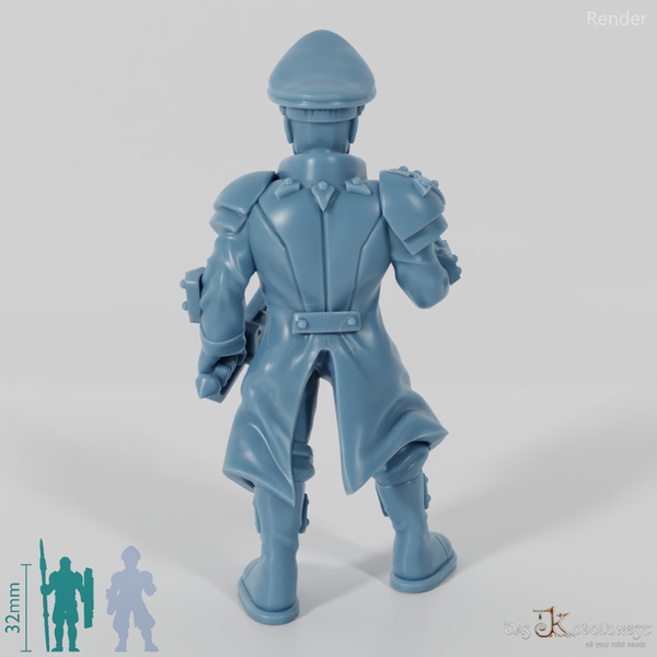 Space Soldiers - Infantry officer with chainsword