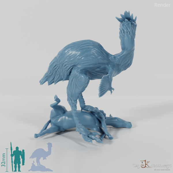 Titanis walleri 05 (with prey) - JJP