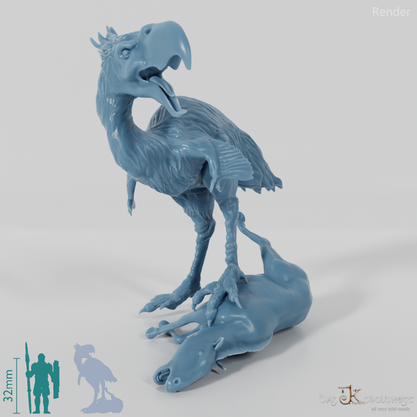 Titanis walleri 05 (with prey) - JJP