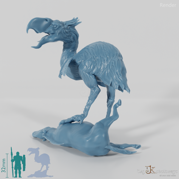 Titanis walleri 05 (with prey) - JJP